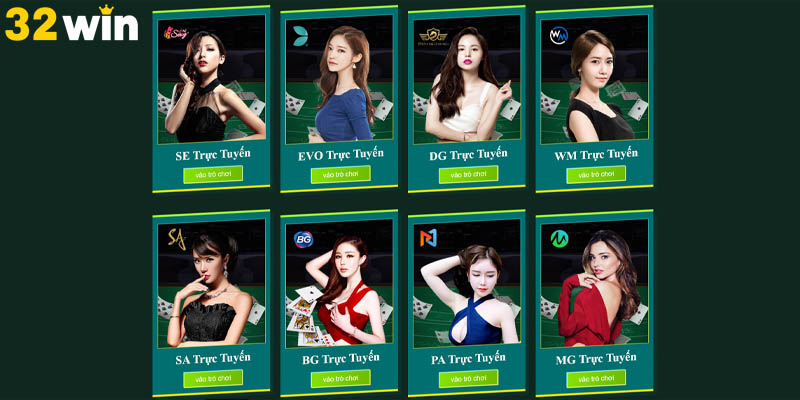 Các game đáng chơi nhất tại Casino 32WIN